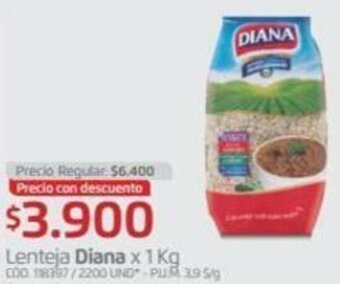 Makro Lenteja Diana 1kg oferta