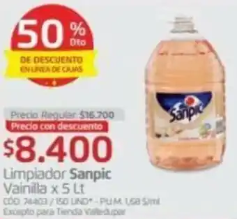 Limpiador Sanpic Vainilla 5Lt