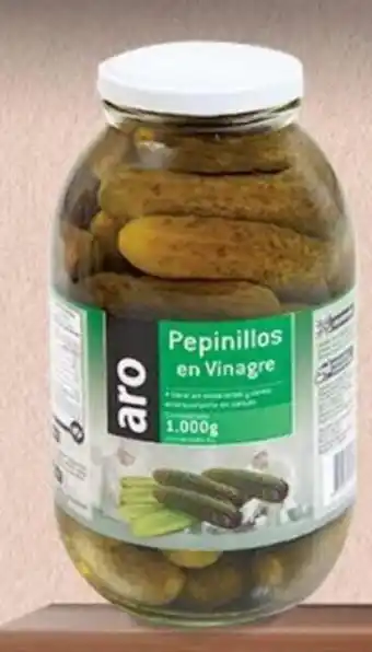 Makro Pepinillos Aro en Vinagre Frasco x 1000 g oferta