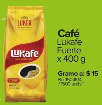 Super Inter Café Lukafe Fuerte x 400g oferta