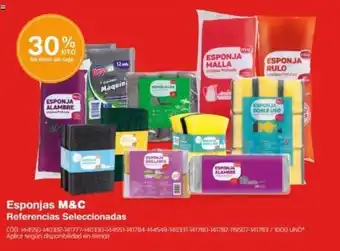 Makro Esponjas M&C Referencias Seleccionadas oferta