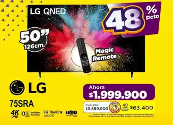 Alkomprar LG QNED TV 50" oferta