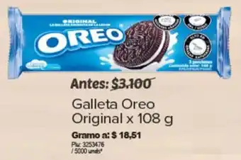 Surtimax Galleta Oreo Original x 108 g oferta
