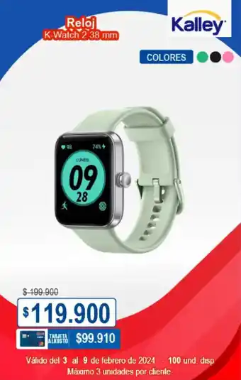 Ktronix Kalley Reloj K-Watch 2 38 mm oferta