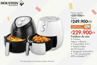Metro Holstein Freidora de Aire 4.5L oferta