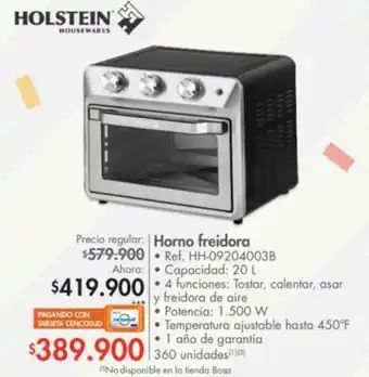 Metro Holstein Housewares Horno Freidora 20L oferta