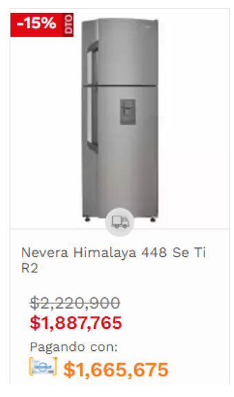 Easy Nevera Himalaya 448 Se Ti R2 oferta
