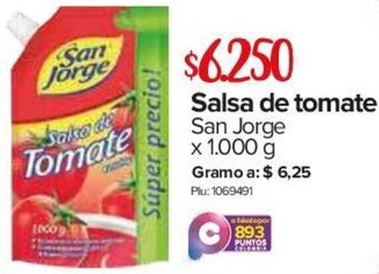 Super Inter Salsa de Tomate San Jorge x 1.000g oferta