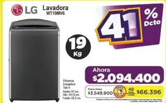 Alkomprar LG Lavadora WT19MV6 19kg oferta