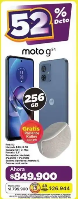 Alkomprar moto g54 256GB oferta