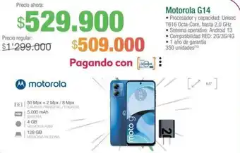 Jumbo Motorola G14 oferta