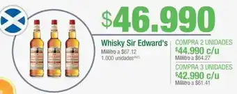 Jumbo Whisky Sir Edward's oferta
