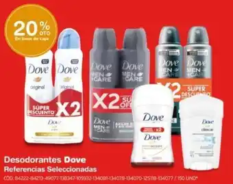 Makro Desodorantes Dove Referencias Seleccionadas oferta