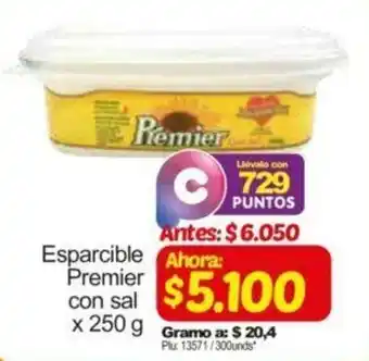 Surtimax Esparcible Premier con sal 250g oferta