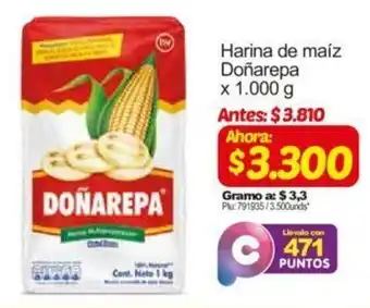 Surtimax Harina de Maíz Doñarepa 1.000g oferta