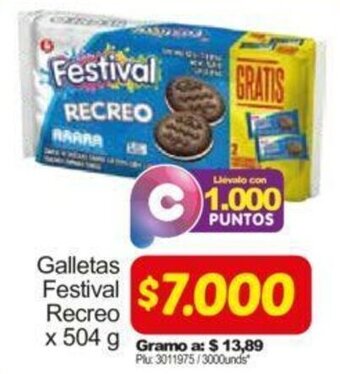 Surtimax Galletas Festival Recreo 504g oferta
