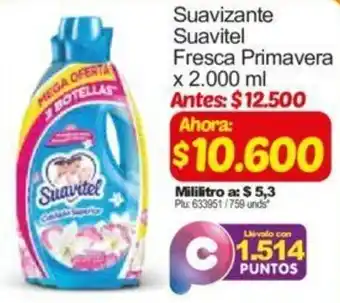 Surtimax Suavizante Suavitel Fresca Primavera 2.000ml oferta