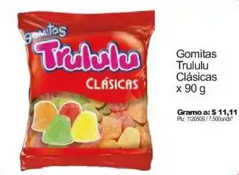 Gomitas Trululu Clásicas 90g