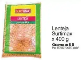 Surtimax Lenteja Surtimax 400g oferta