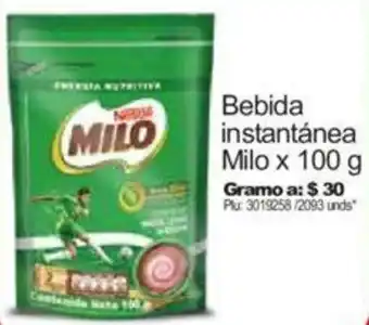 Surtimax Bebida Instantánea Milo 100g oferta