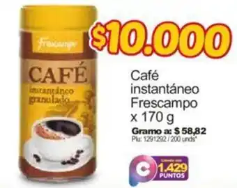 Surtimax Café Instantáneo Frescampo 170g oferta