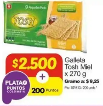 Surtimax Galleta Tosh miel 270g oferta