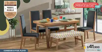 Muebles Jamar Comedor 6 Ptos. Floyd oferta