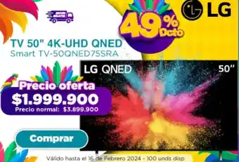 Alkomprar LG TV 50" 4K-UHD QNED Smart TV-50QNED75SRA oferta