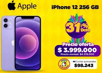 Alkomprar Apple iPhone 12 256 GB oferta