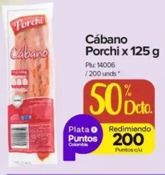 Surtimax Cábano Porchi x 125g oferta