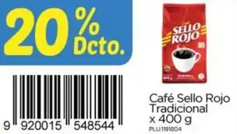 Surtimax Café Sello Rojo Tradicional x 400g oferta