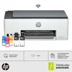 Falabella Impresora Multifuncional HP Smart Tank 580 Conexión por WIFI y Bluetooth a Color con Carga Continúa Compatibilidad Universal oferta