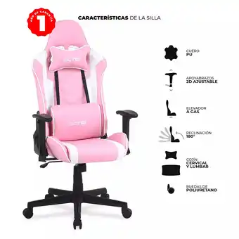Falabella Silla Gamer Ergonómica Ajustable Reclinable 136 x 55 x 84 Egtair oferta