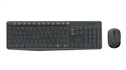 Falabella Combo Teclado inalámbrico + Mouse inalámbrico con receptor USB Logitech MK235, para computador oferta