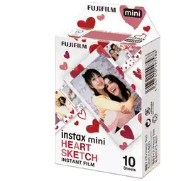 Falabella Película Instax Mini heart Sketch Fujifilm oferta