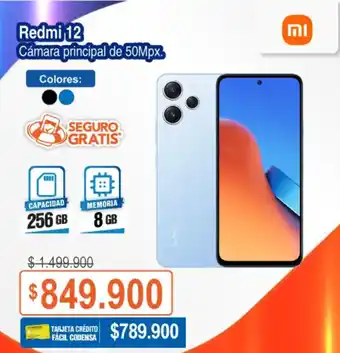 Alkosto Redmi 12 Cámara principal de 50Mpx oferta