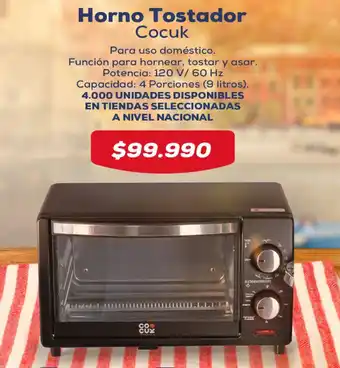 Tiendas D1 Horno Tostador Cocuk oferta