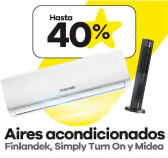 Éxito Aires acondicionados Finlandek, Simply Turn On y Midea oferta