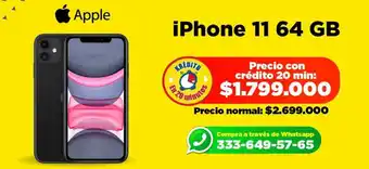 Alkomprar iPhone 11 64 GB oferta