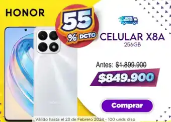 Alkomprar HONOR CELULAR X8A 256GB oferta