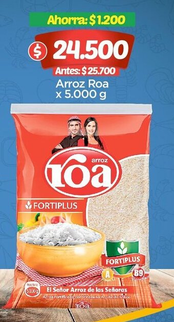 Surtimax Arroz Roa x 5.000 g oferta