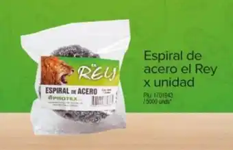 Surtimax Espiral de acero el Rey x unidad oferta