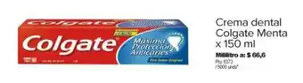 Surtimax Crema dental Colgate Menta x 150 ml oferta