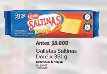 Surtimax Galletas Saltinas Doré x 351 g oferta