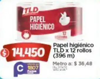 Surtimax Papel higiénico TLD x 12 rollos (396 m) oferta