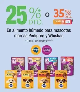 Jumbo En alimento húmedo para mascotas marcas Pedigree y Whiskas oferta
