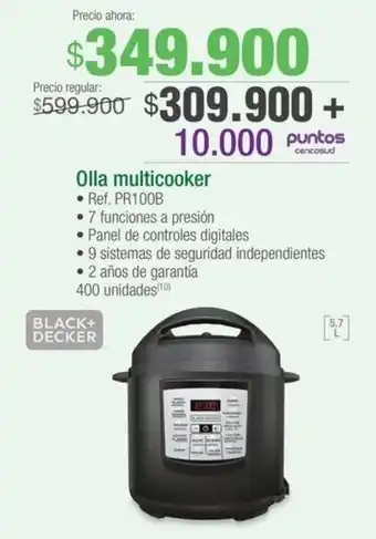 Jumbo BLACK+ DECKER Olla multicooker oferta