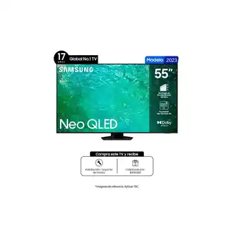 Falabella Televisor Samsung 55 pulgadas QLED 4K Ultra HD Smart TV QN55QN85 oferta