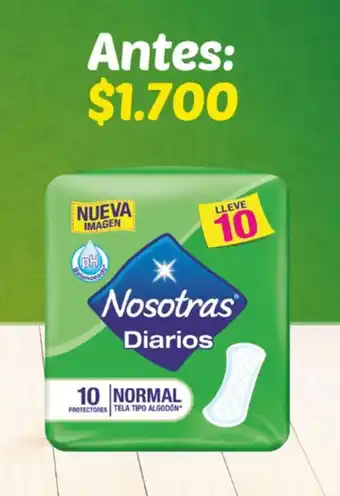 Surtimax Protectores Diarios Normal Nosotras x 10 und oferta