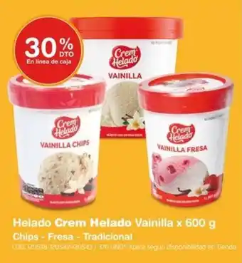 Makro Helado Crem Helado Vainilla x 600 g Chips - Fresa - Tradicional oferta